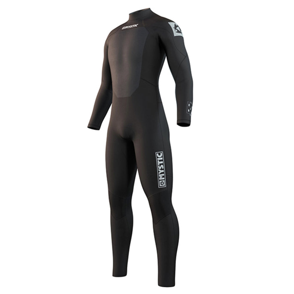 Mystic Brand 3/2mm Back Zip Wetsuit - Black
