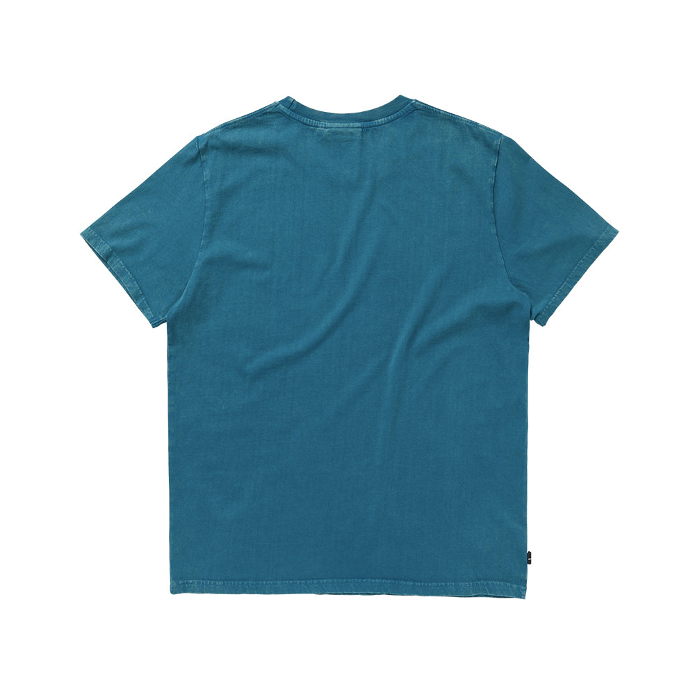Mystic The Mirror GMT Dye T-Shirt Ocean Blue