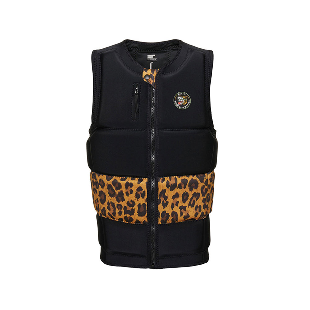 Mystic Zuupack Wake Impact Vest Black Leopard Print
