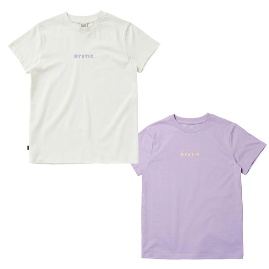 Mystic Women's T-Shirt Bundle - Brand Lilac & Off White Tee Large (12)