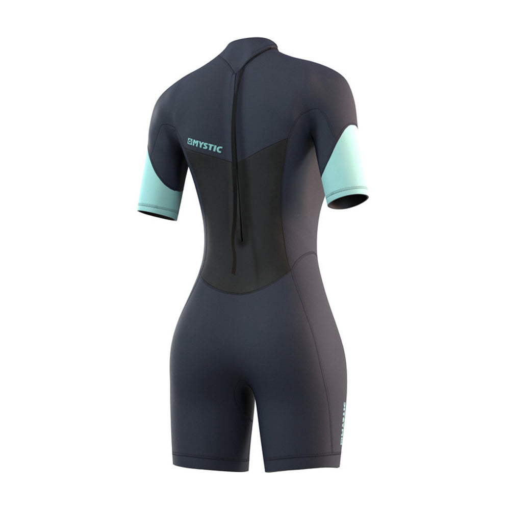 Mystic Brand Shorty 3/2mm Back Zip Womens Wetsuit Navy