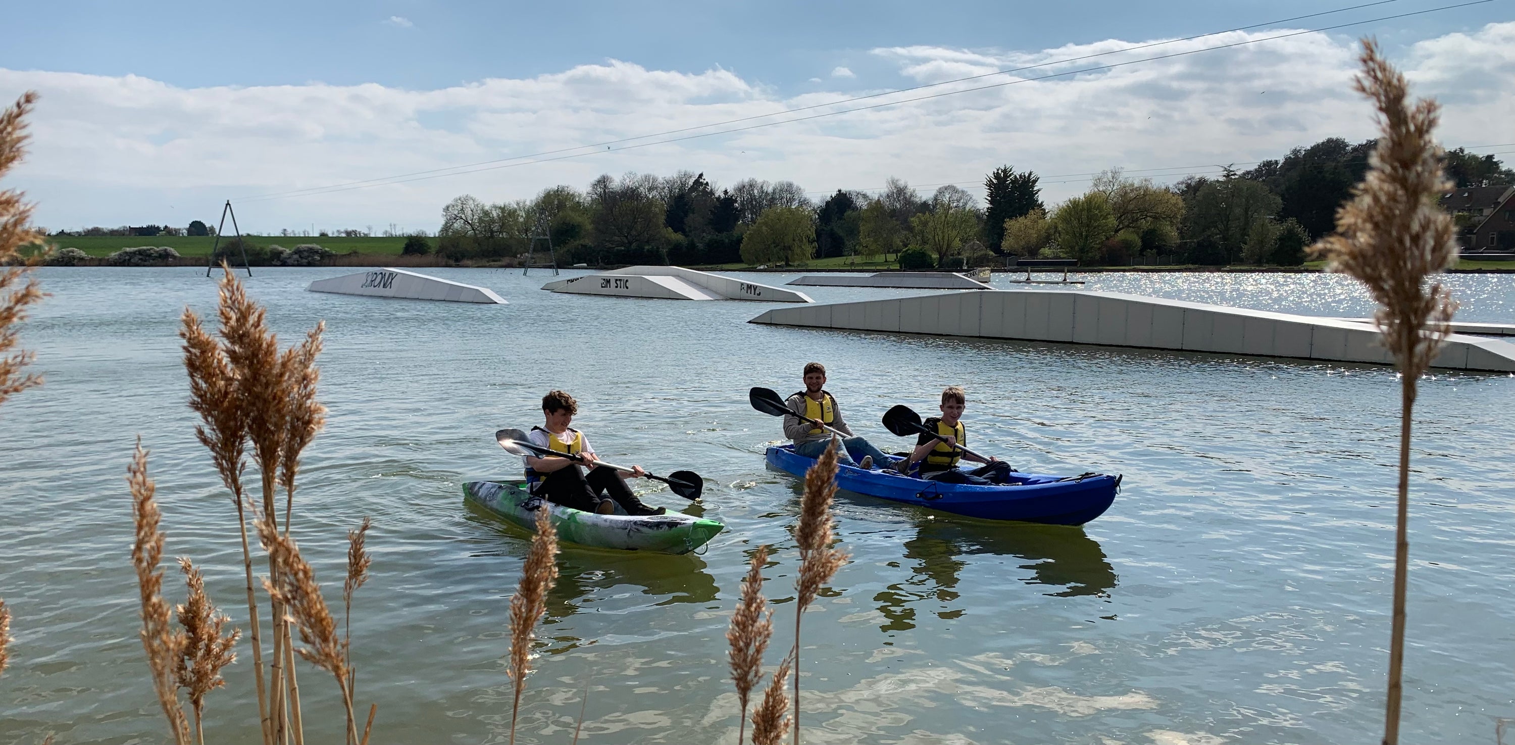 Kayaking in St Osyth, Essex Curve Water Sports