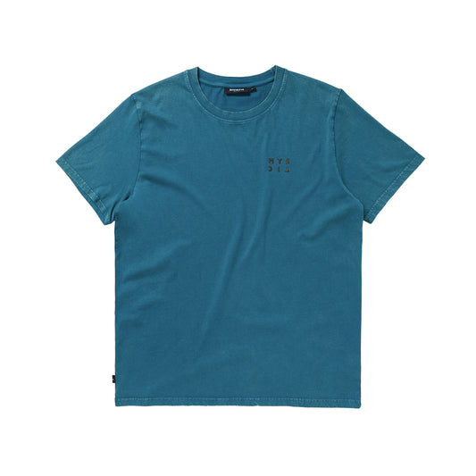 Mystic The Mirror GMT Dye T-Shirt Ocean Blue