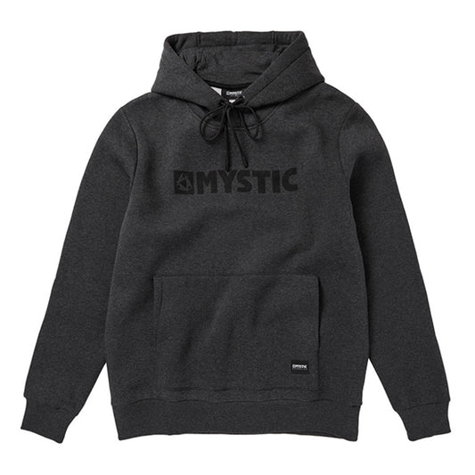 Mystic Brand Hoodie Sweatshirt Grey Melee